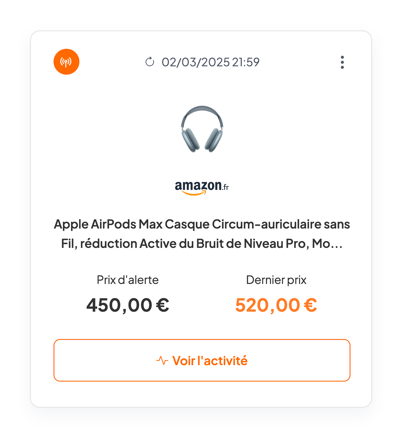 Alerte prix Amazon