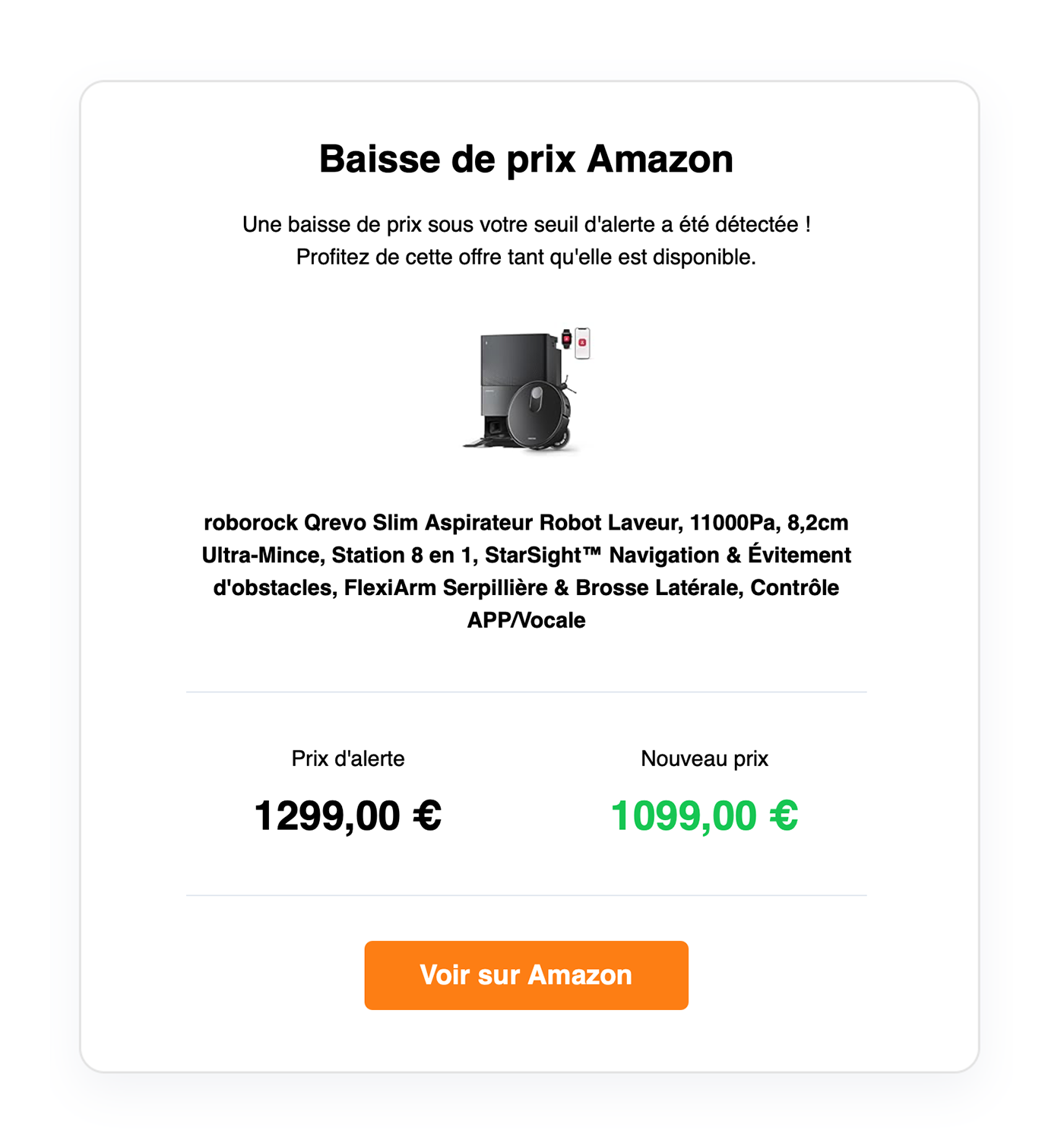 Suivi des prix